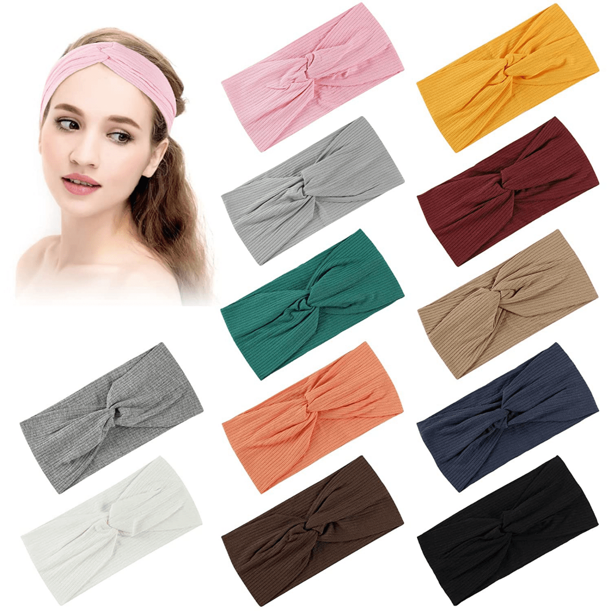 Women's Fashion Versatile Cross Elastic Hair Band Headband - Temu