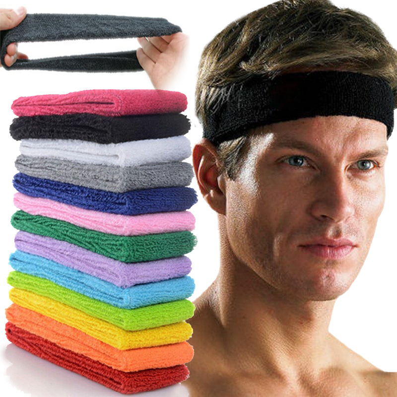 Multicolored Sports Headbands Men Women Moisture Wicking - Temu Canada