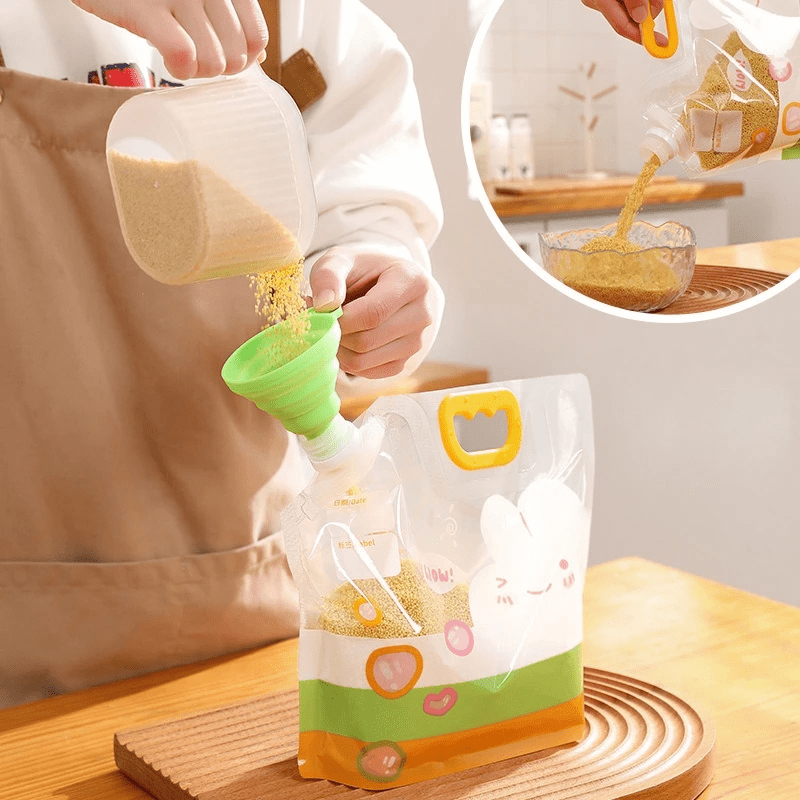 Seal & Pour Food Storage Bag Sealer Clip Cereal Sealing Clip