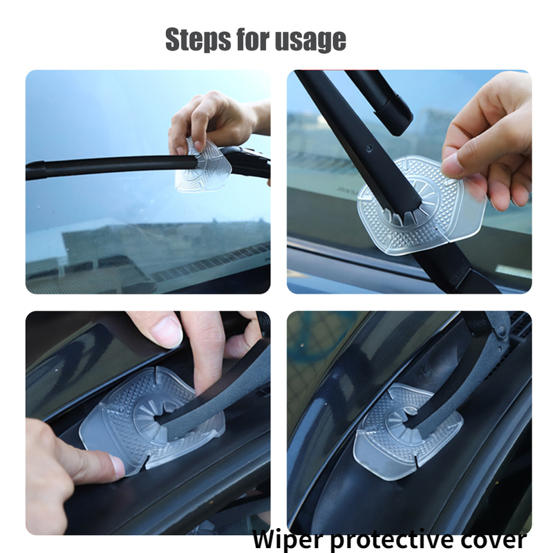 車のフロントガラスワイパー穴保護カバーワイパー防塵保護ボトムスリーブ破片防止カバー