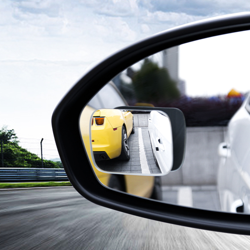 2 Stück Kleiner Runder Spiegel Hochauflösendes Glas Auto-Montiert  Einstellbare 360-Grad-Rotation Rückansicht Auto Umkehrung Hilfsblinder  Fleck Spiegel - Temu Germany