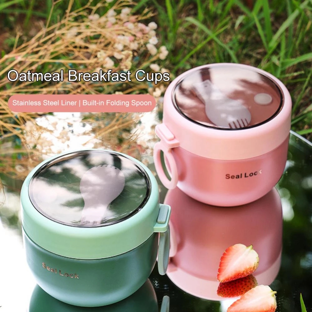 Stainless Steel Insulated Soup Cup Breakfast Milk - Temu
