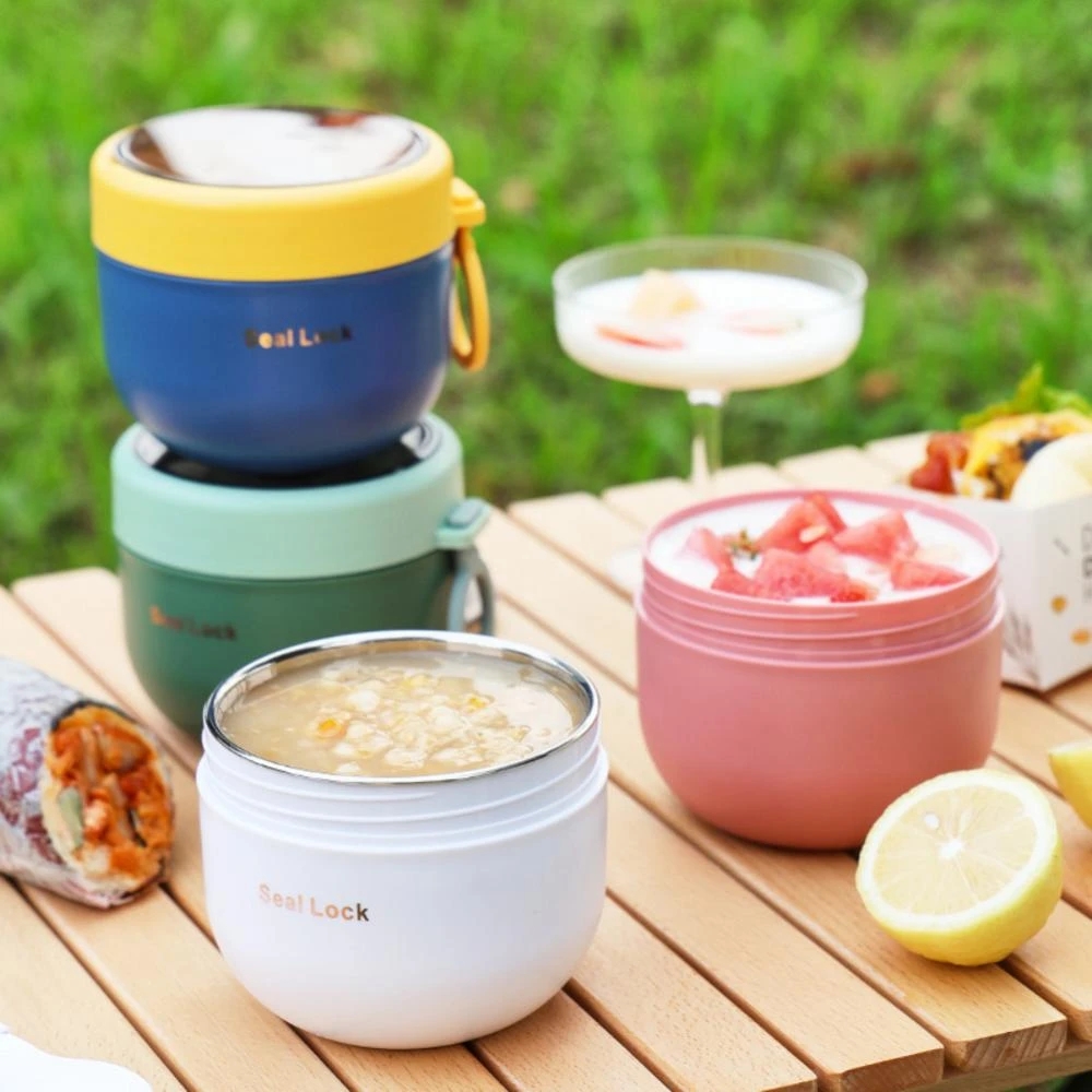450ml Office School Food Container Soup Holder Outdoor Insulated Lunch Box