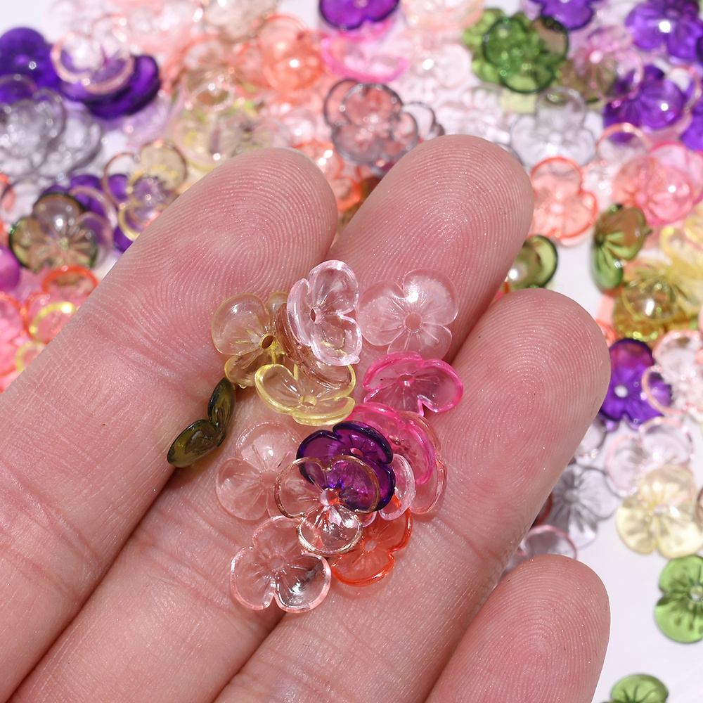 Acrylic Round Beads Spacer Beads For Necklace Earrings - Temu