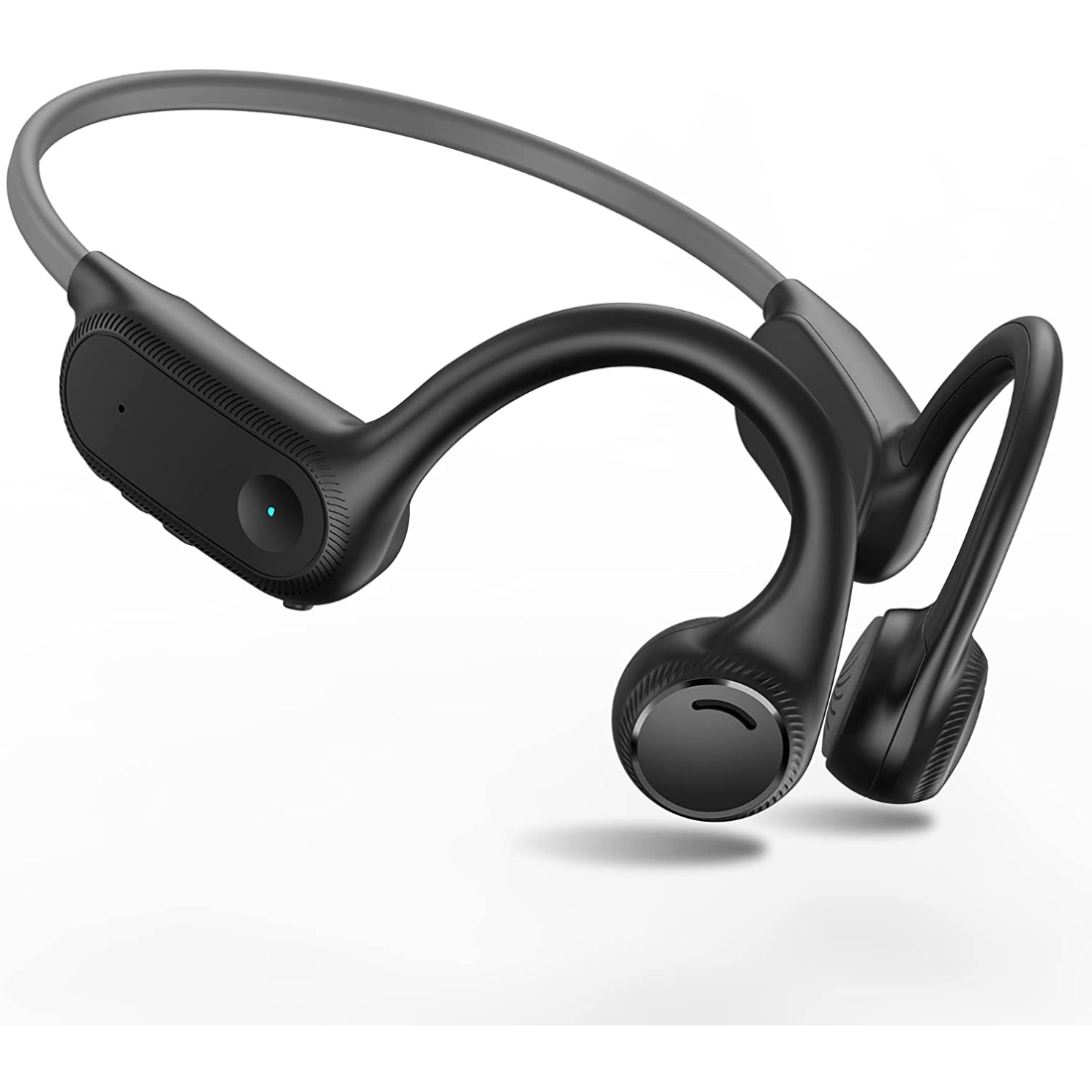 Auriculares deportivos Bluetooth de conducción ósea de oreja abierta,  auriculares inalámbricos de alta calidad con micrófono dual integrado que