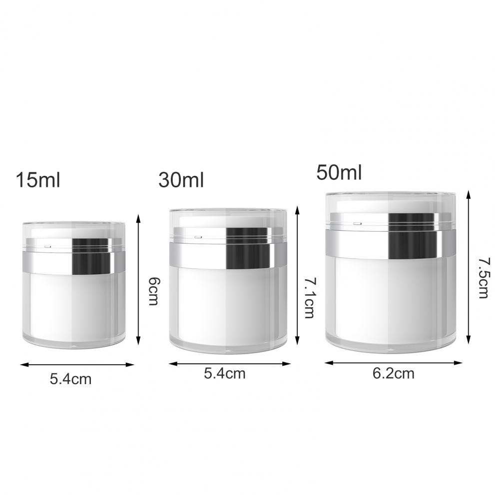 Vuoto Airless Pump Jar Ricaricabile Crema Jar Bottiglia - Temu