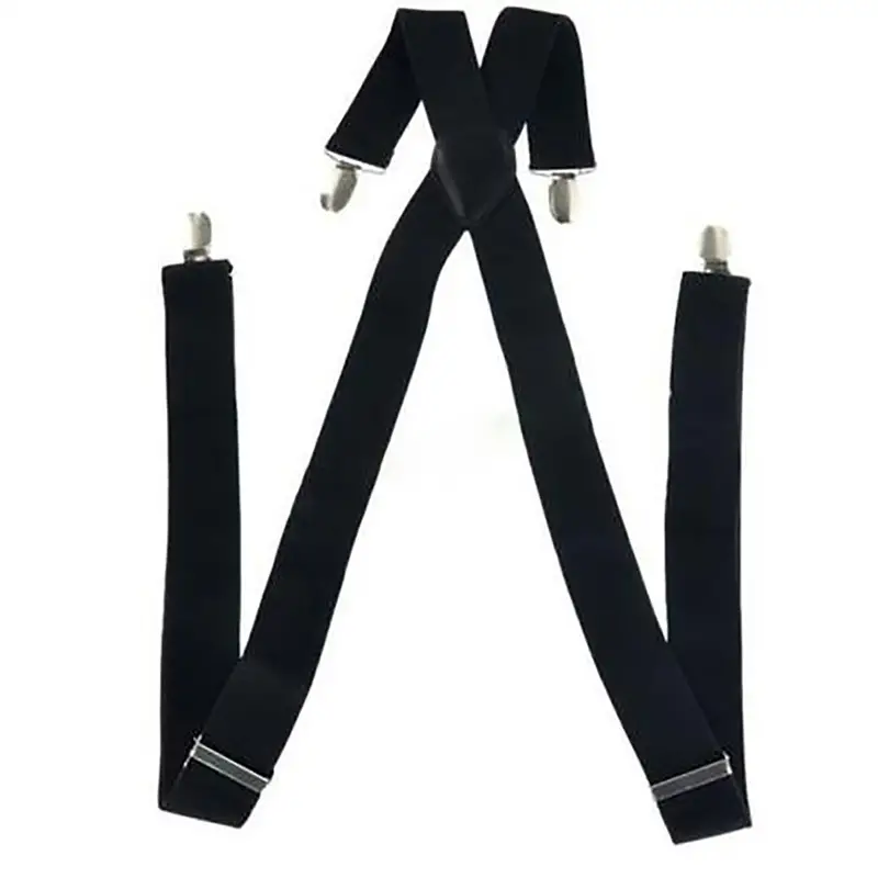Mens Suspenders Elastic Adjustable 4 Strong Clips Suspender Trousers Braces  Pants Holder, Free Shipping On Items Shipped From Temu