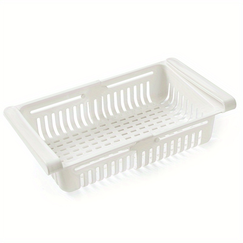 1 pièce Multifonctionnel Rangement Cuisine Fournitures , Réfrigérateur  Étagère De Rangement , Congélateur Étagère De Rangement , Rétractable  Réfrigérateur Frais Boîte De Rangement , Domestique Fournitures, Mode en  ligne