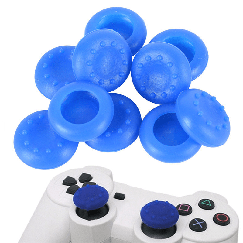 In One Set Soft Silicone Gamepad Joystick Grip Case For Ps4/ps3