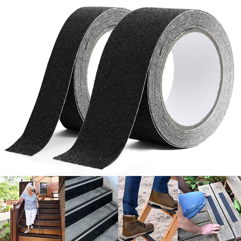 Anti Slip Tape, 6 × 30 Feet, Non Slip Stair Treads for Wooden Steps, Grip  Tape for Stairs, 80 Grit, Strong Abrasive Adhesive for Indoor & Outdoor