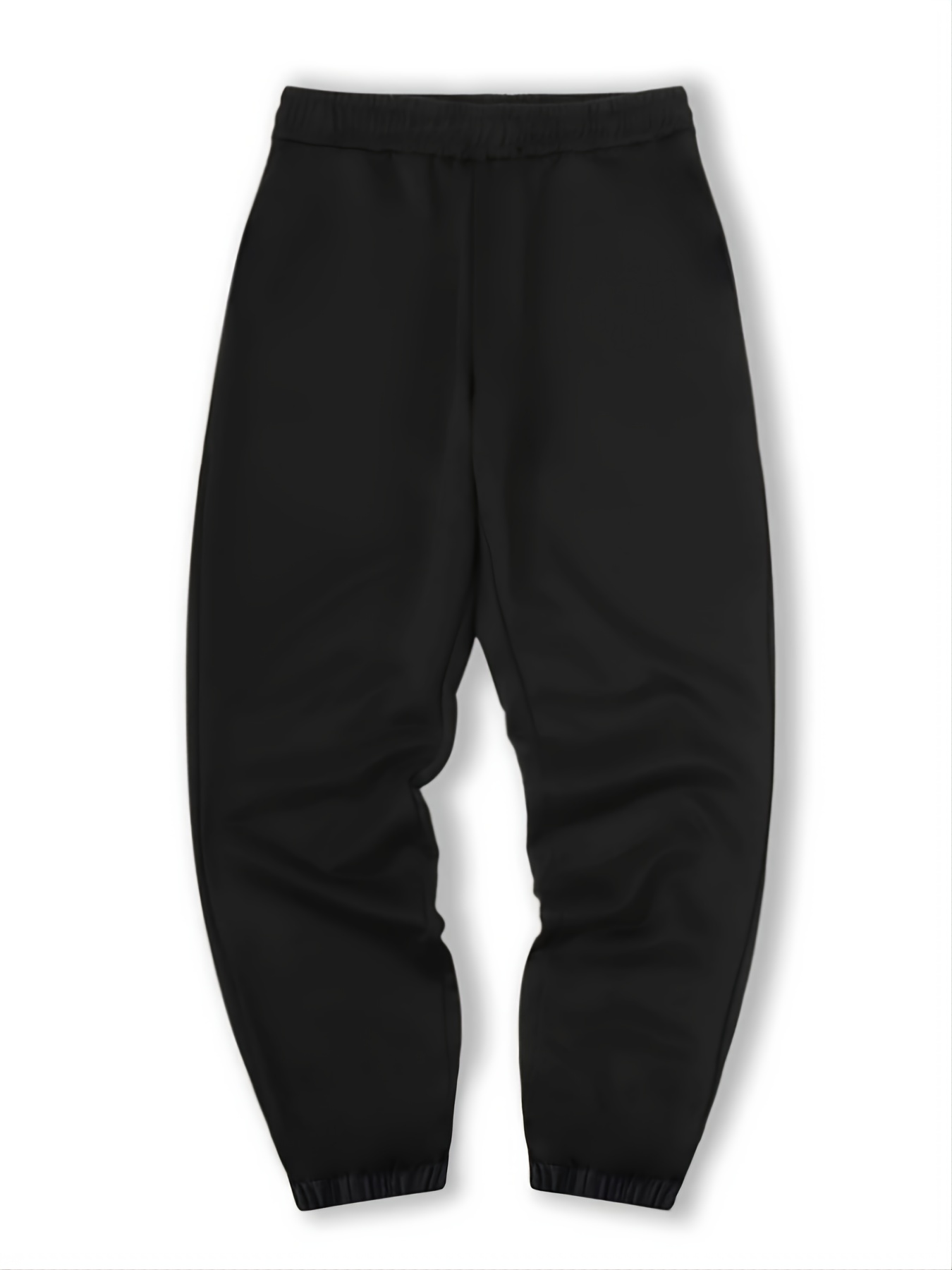 Bear Print Men's Drawstring Jogger Pants