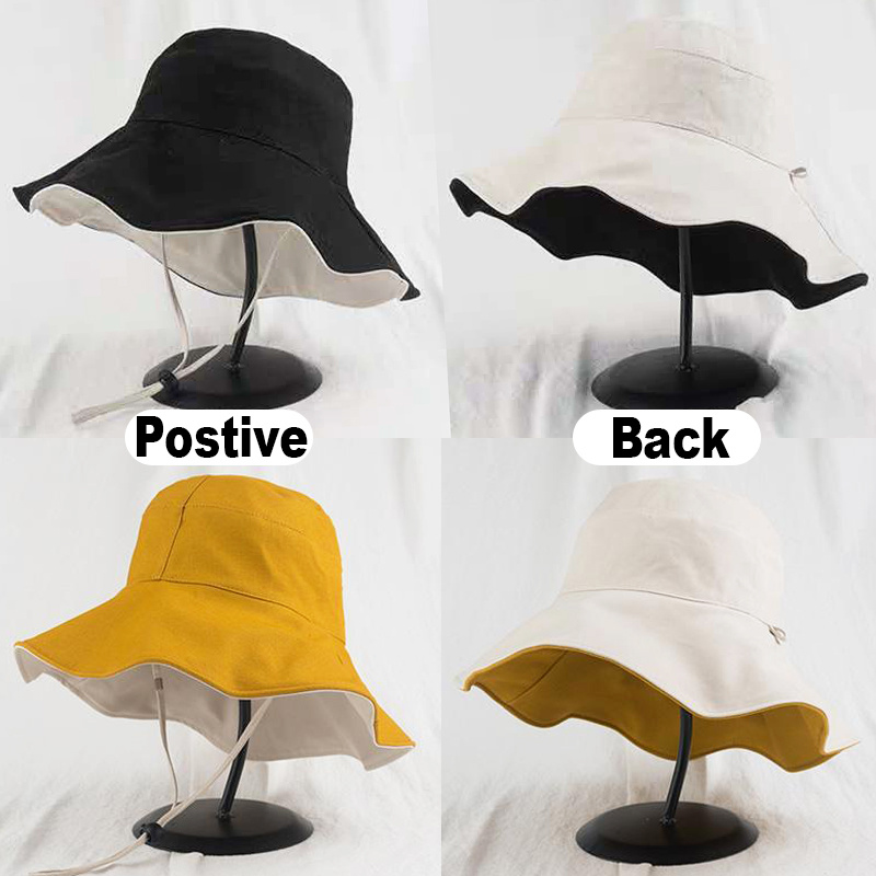Wide Brim Bucket Hat Sun Protection Foldable Double Sided Wear Fisherman  Hat Summer Traveling Sun Hat For Outdoor Womens Hats - Sports & Outdoors -  Temu