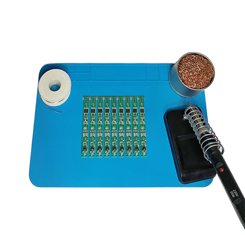 ESD Welding Mat With Magnetic Heat Insulation Working Pad Silicone  Soldering Mat Soldering Work Station Pad For Phone Welding