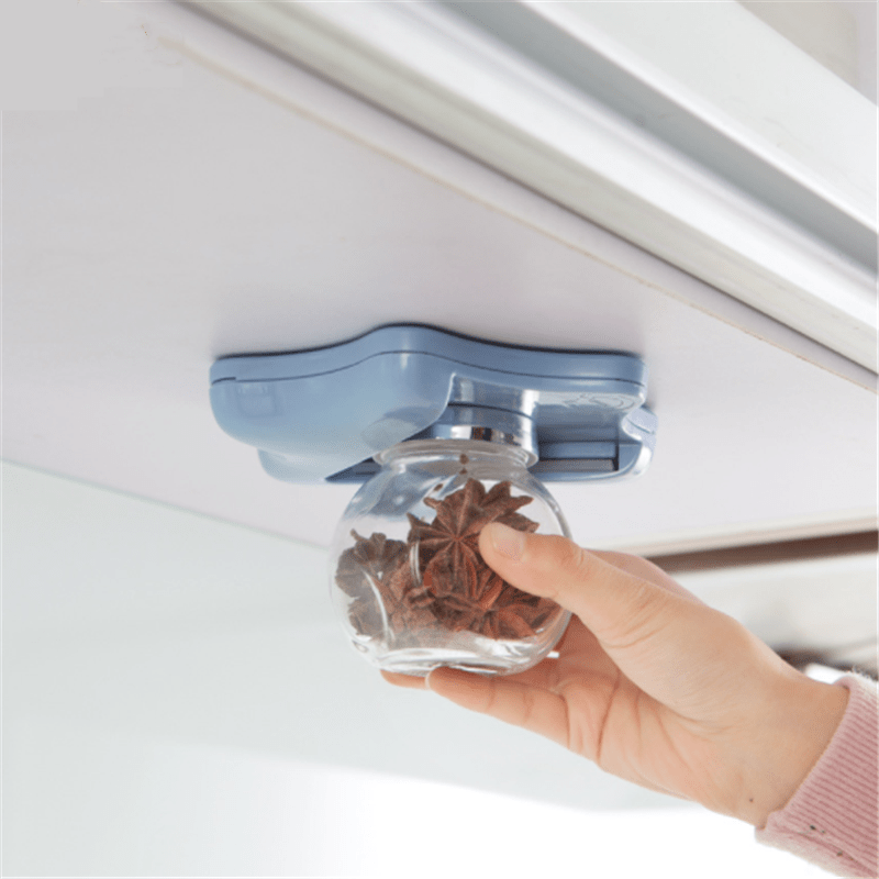 Creative Can Opener Under The Cabinet Self-adhesive Jar Bottle