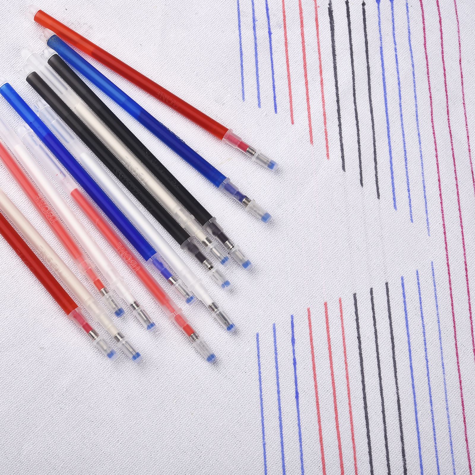 10pcs Water Erasable Ink Disappearing Fabric Marker Refill with