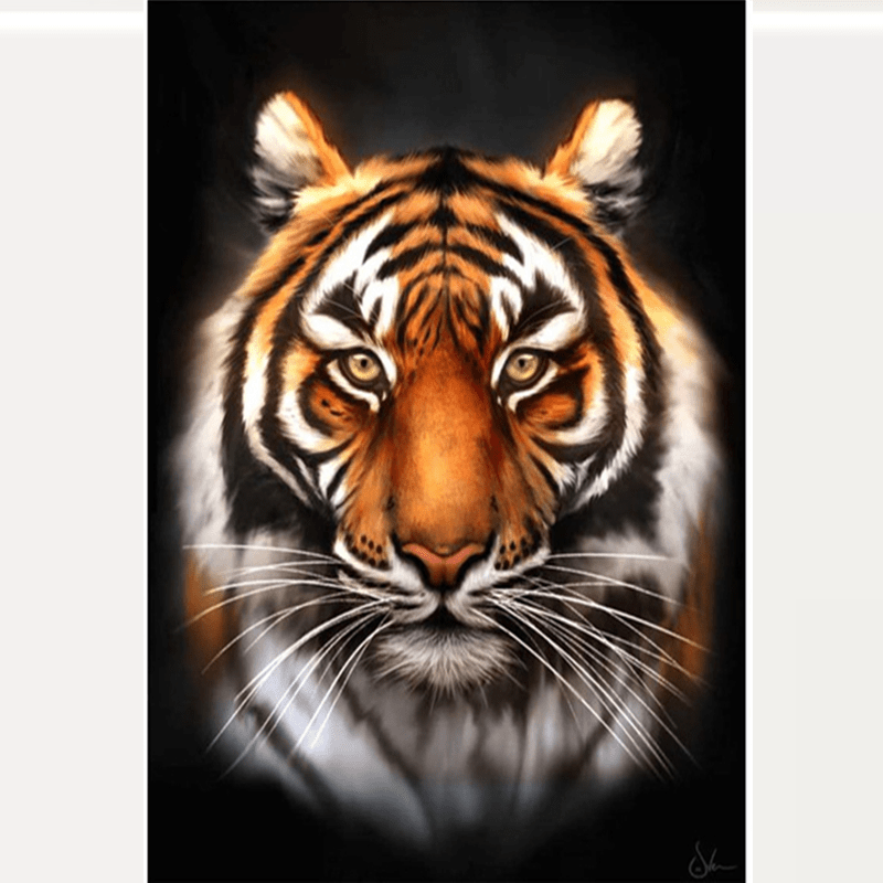 Sparkly Selections Tiger Glow in the Dark Diamond Art Kit