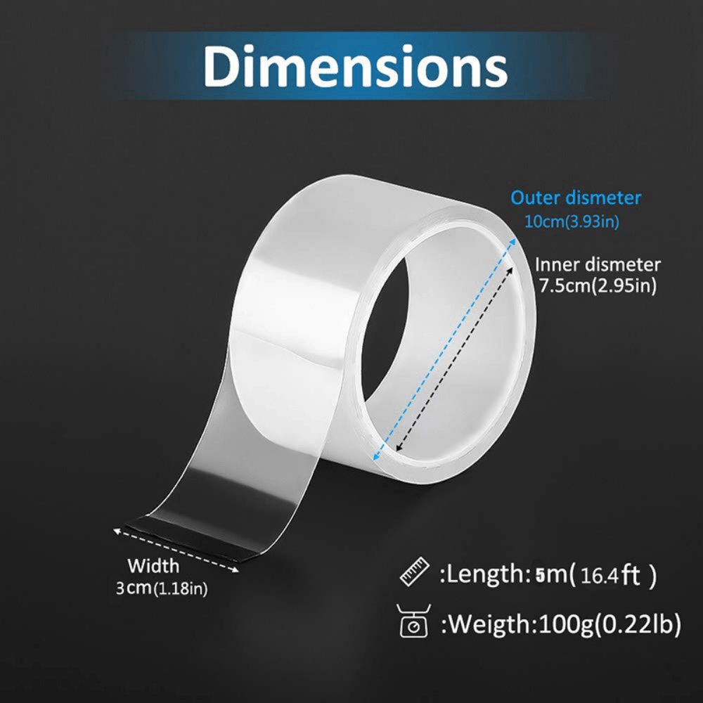 Kitchen Waterproof Mould Proof Tape Bathroom Shower Sink Bath Sealing Strip  Tape Self Adhesive Waterproof Adhesive Nano Tape