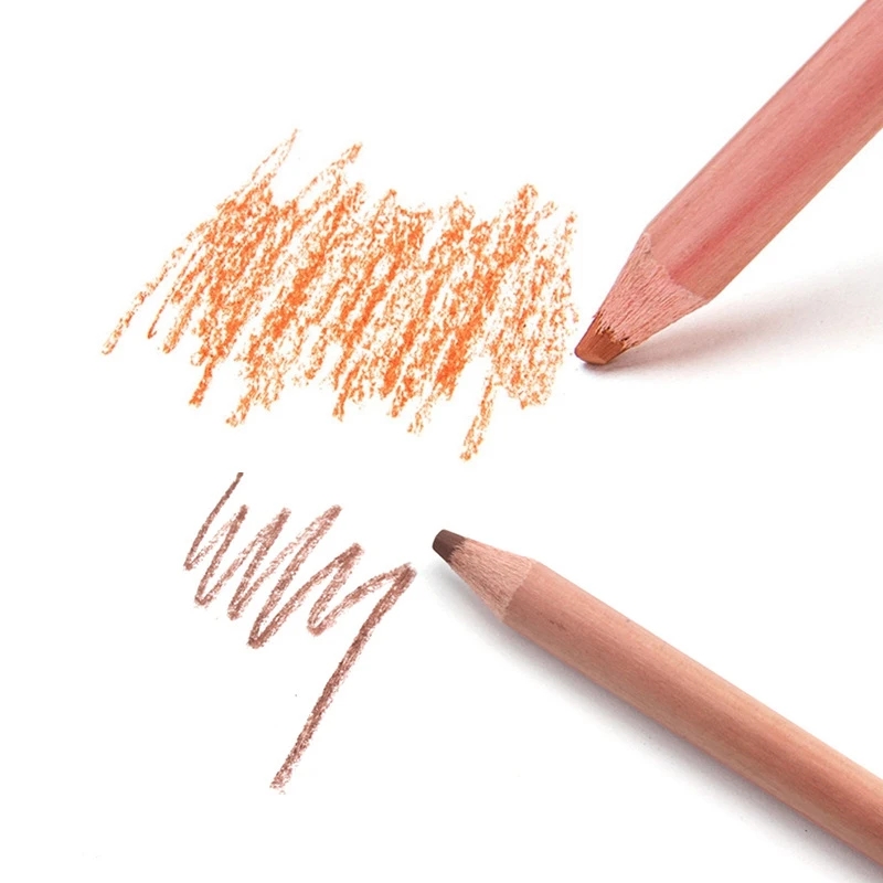  12 lápices pastel suaves profesionales de madera tintes de piel  lápices de colores pastel para dibujar lapices escolares de colores  papelería : Arte y Manualidades