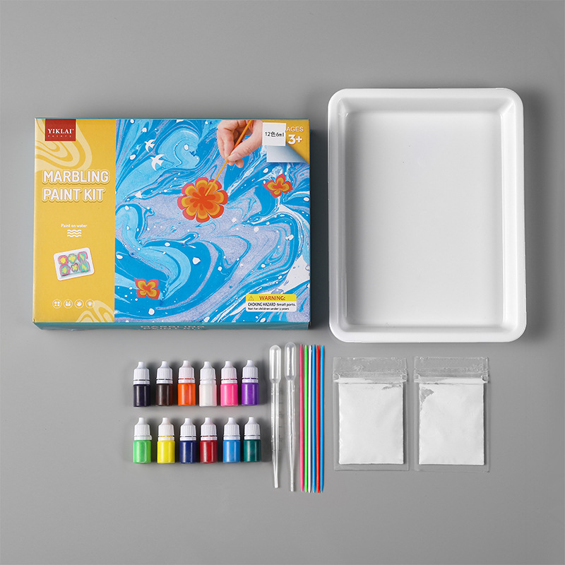 Marbling Paint Kit for Kids Water Art Paint Set