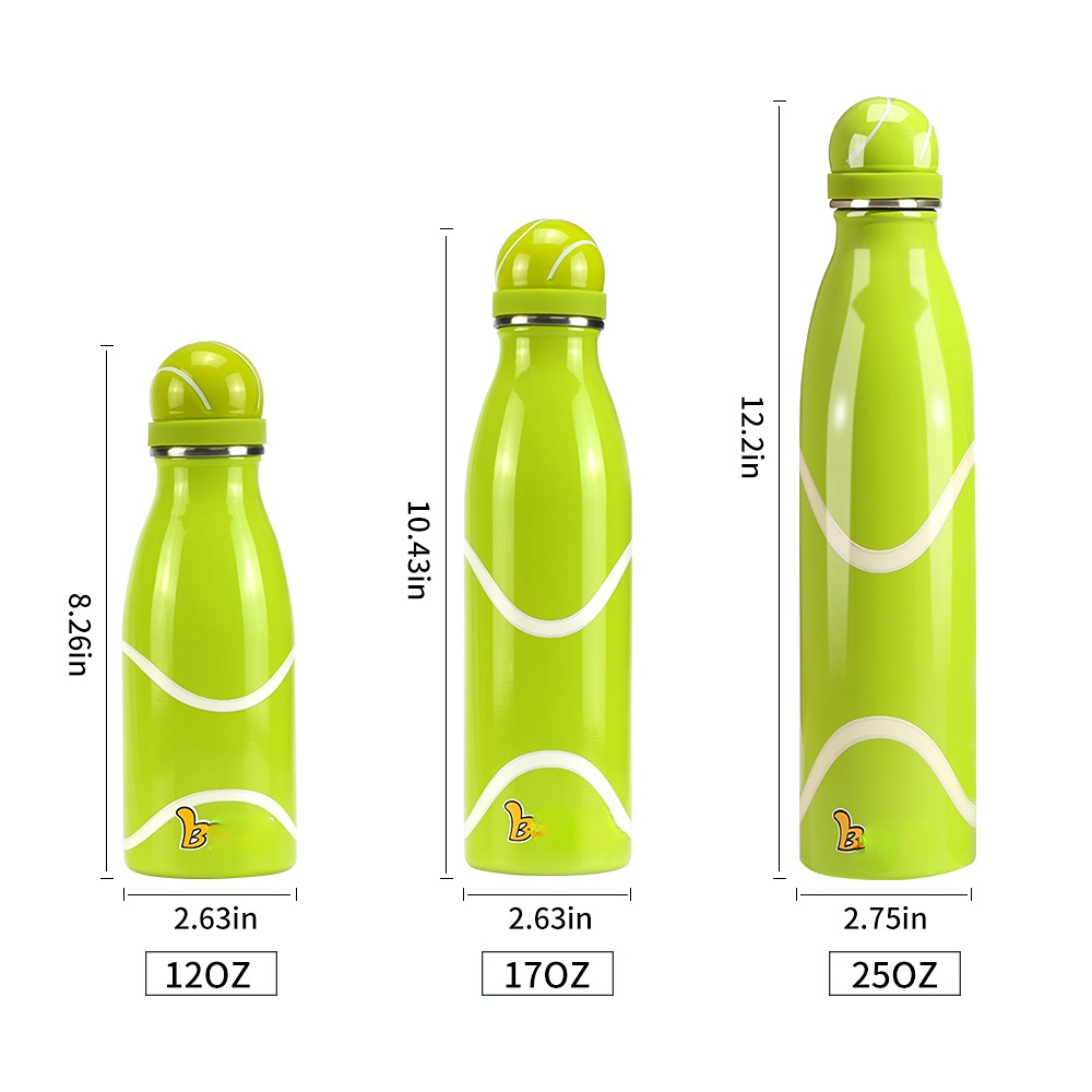 Double Insulated Stainless Steel Water Bottle With Baseball - Temu