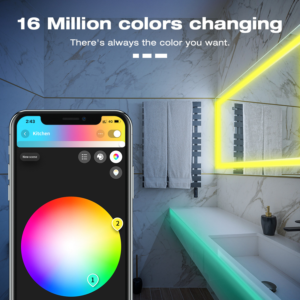 Comprar Homekit DC5V-24V 5050 RGB/RGBCCT WiFi inteligente controlador de tira  LED aplicación/Control de voz para Apple Home Kit Alexa Echo Google Home