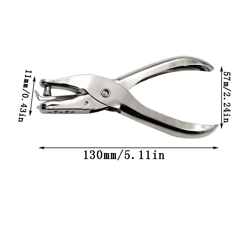 Single Hole Puncher Metal 3mm/6mm Pore Diameter Punch Pliers Hand Paper  Scrapbooking Punches