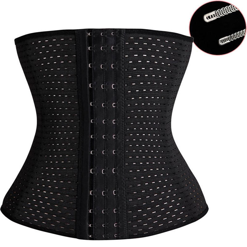 Summer Sport Breathable Latex Waist Trainer Corsets Body Shaper