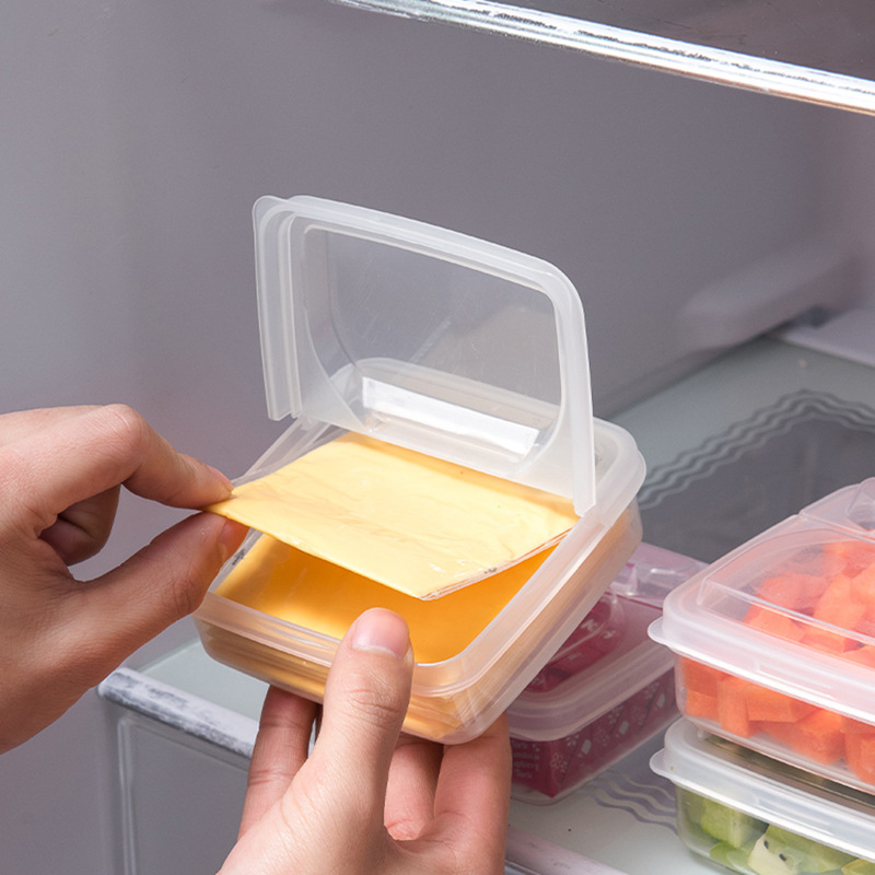 Boîte de rangement pour découpe de beurre de Style japonais, réfrigérateur  avec couvercle, fromage, tri, bac