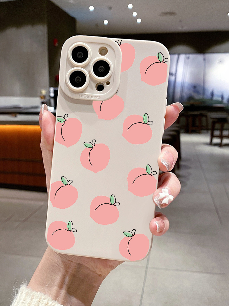 Cute Peach Phone Case - iPhone 14 Case