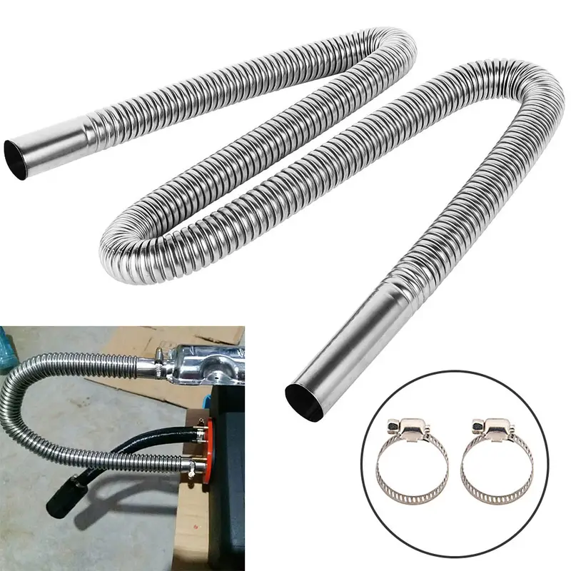 Upgrade Car A Stainless Steel Flexible Exhaust Hose Includes - Temu United  Arab Emirates