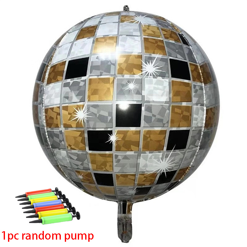 Laser Disco Ball Balloons Disco Party Decoration New - Temu