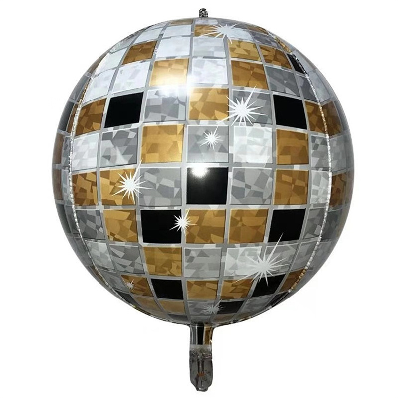 6pcs, Disco Ball Balloons, 4D Disco Balloon, Silvery Disco Balloons, Disco  Party Decorations, Disco Balloon Arch, 22 Inch Disco Party Foil Balloons, A