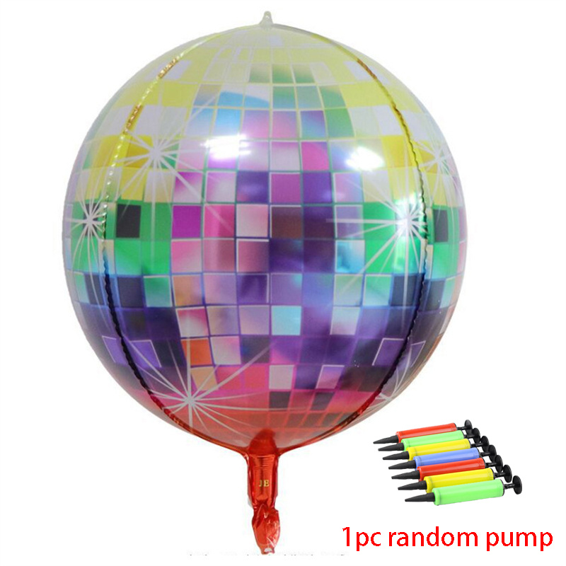 6pcs, Disco Ball Balloons, 4D Disco Balloon, Silvery Disco Balloons, Disco  Party Decorations, Disco Balloon Arch, 22 Inch Disco Party Foil Balloons, A