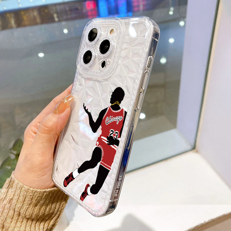 Player Pattern Bling Transparent Silicon Phone Case For,iphone14/14plus/14pro/14promax,iphone13/13mini/13pro/13promax,iphone12/12mini/12pro/12promax,  Iphone11/11pro/11pro Max, X/xs/xsmax, 7plus,for Men And Women Girls Boys  Nice Gift - Temu 