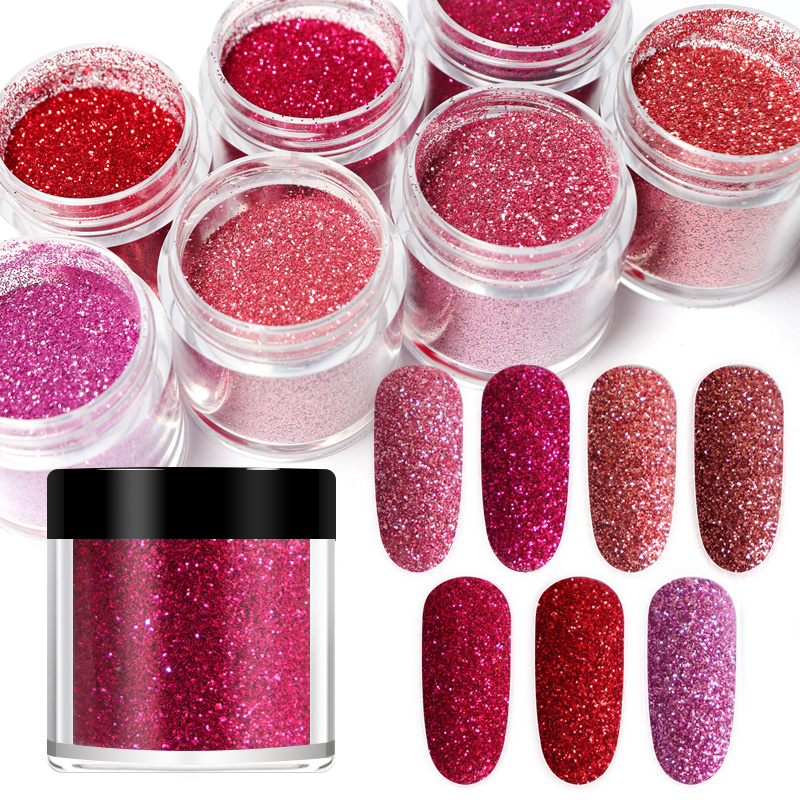 1 Bag Holographic Laser Powder Nail Art Glitter Dust Fine - Temu