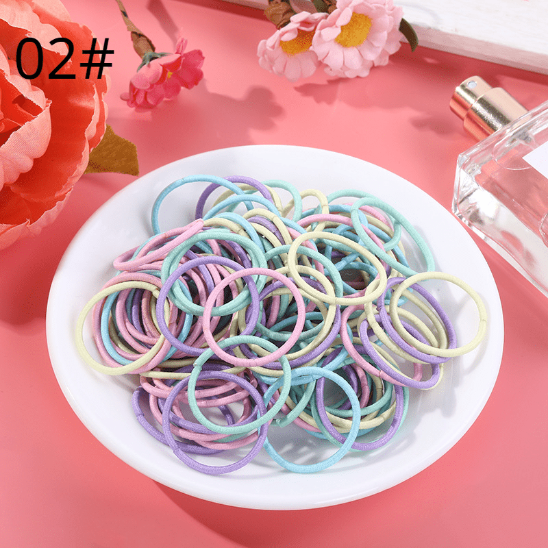 Rubber Hair Accessories, Hair Accessories Girl, Small Elastic Gums