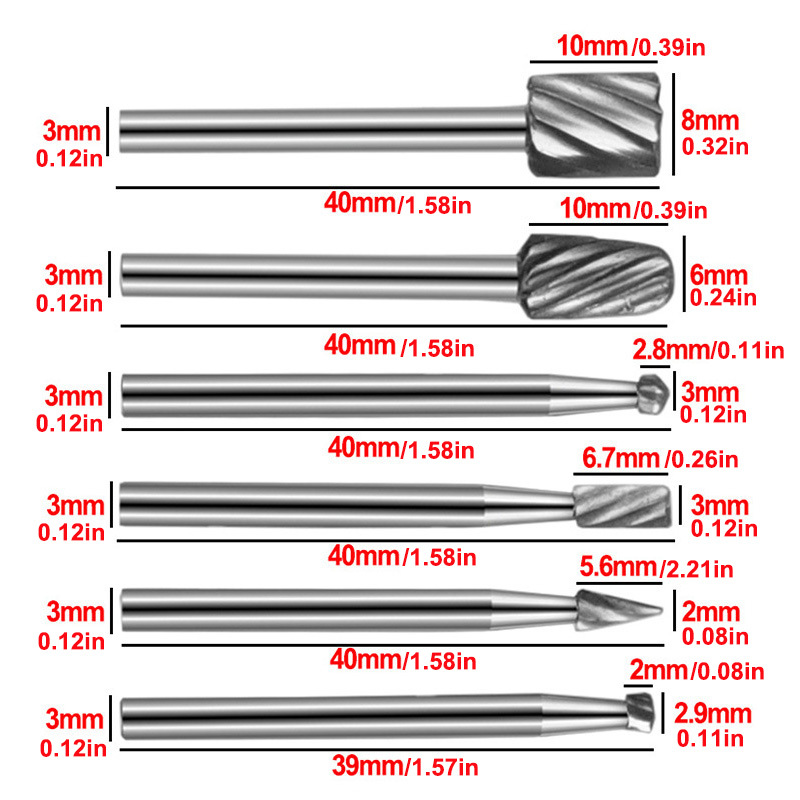 Dremel Router Bit Kit 6pcs