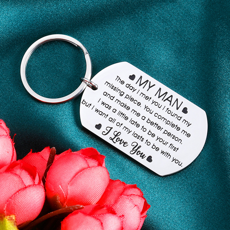 Fishing Gift Boyfriend Keychain For Men Husband Gift Fisherman