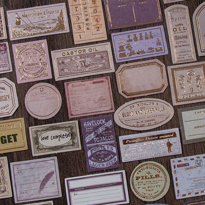 Vintage Stickers Adhesive Sticker For Diy Scrapbook Journal - Temu