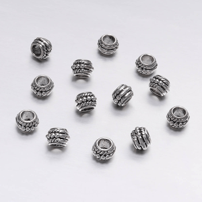 Golden Silver Plated Antique Loose Spacer Bead Vintage - Temu