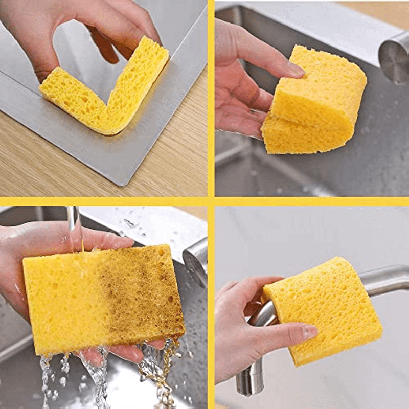 Wood Pulp Sponge Cleaning Brush Kitchen Gadgets in 2023