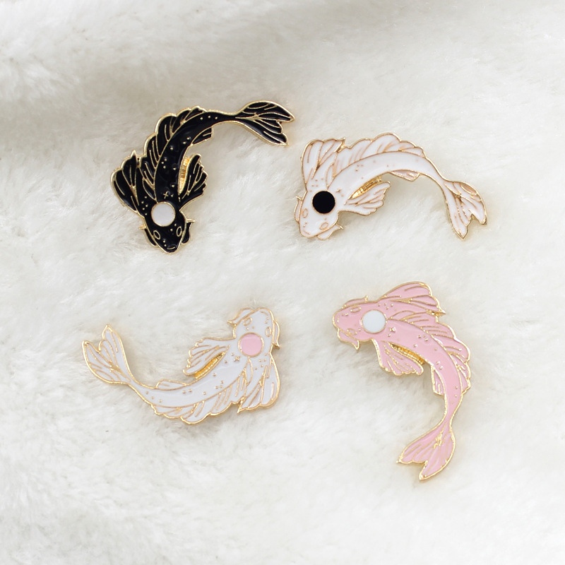 Koi Pond Enamel Pin Set