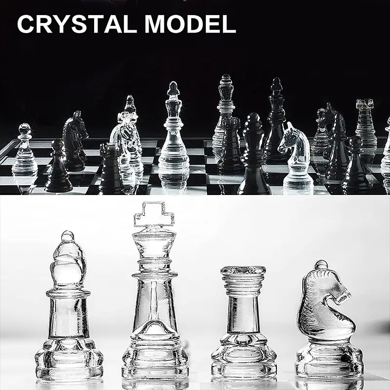 Diy Chess Piece Crystal Epoxy Resin Mold Queen King - Temu