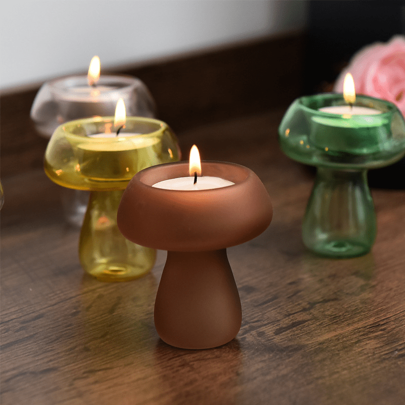 1pc Mushroom House Candle Silicone Mold For Diy Wax, Gypsum, Aroma Therapy  Home Decoration