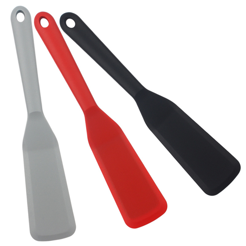 BOOYOU Silicone Omelet Spatula Turner Long Crepe Spatula Heat Resistant  Cooking Spatula 