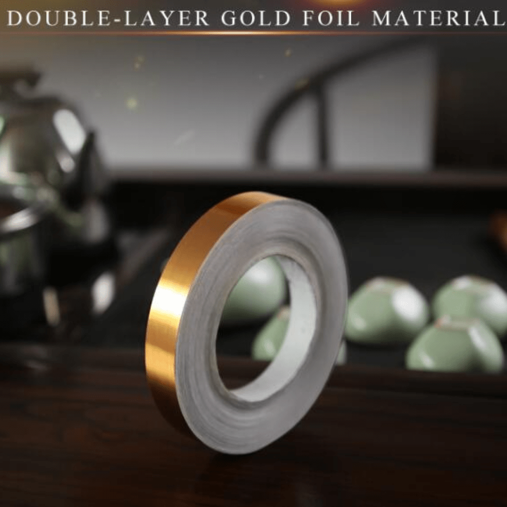 Golden Foil Self adhesive Tile Sticker Waterproof - Temu