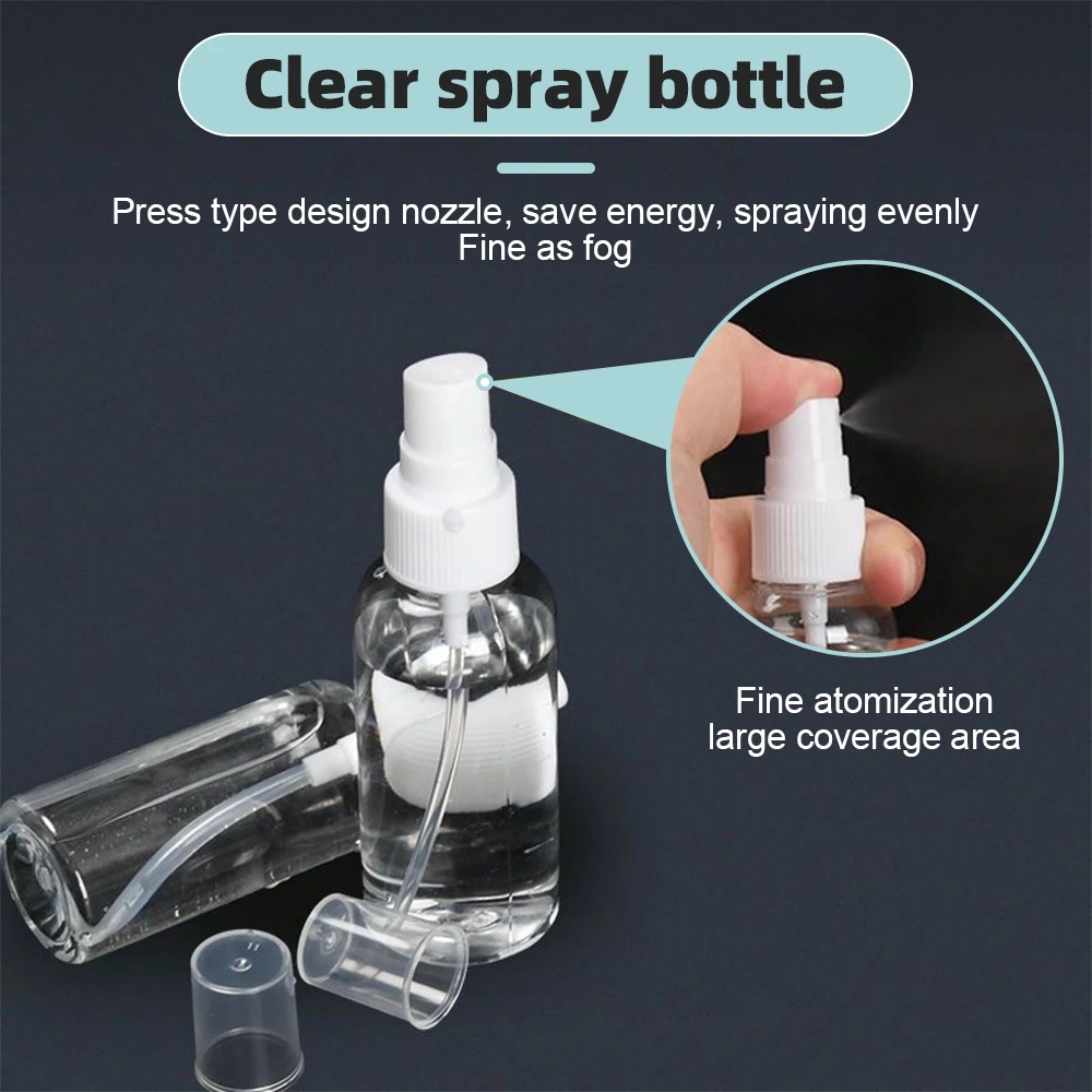 Bottiglie Riutilizzabili Da 1pc 20/30/50/100ml, Atomizzatore Di Profumo In  Plastica Trasparente, Mini Flacone Spray Vuoto, Accessori Da Viaggio  Portatili - Temu Italy