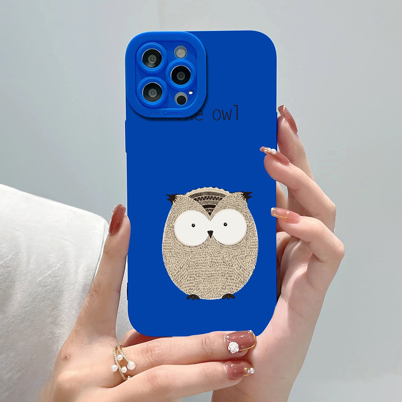  Cute Cartoon Liquid Soft Silicone Phone Case for