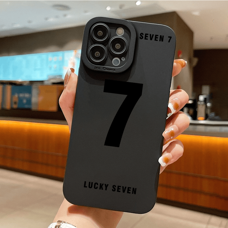 

'lucky 7' Designed Phone Case - Protect For Your Apple Iphone 14/13/12/11/xs/xr/x/7 Plus Pro Max Mini With Style!