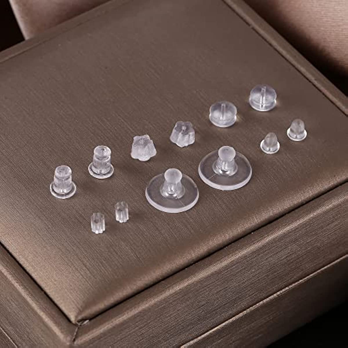 Silicone Earring Back For Studs 6 Styles Clear - Temu